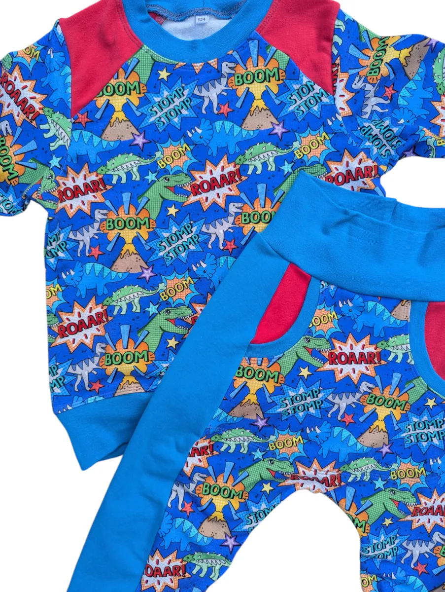 Genser str 104 - Dino tegneserie