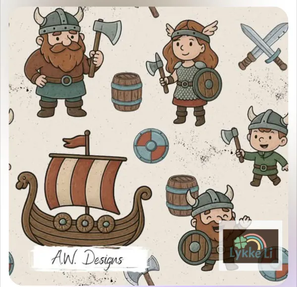 Hovedbilde Vikinger - Jersey  Metervare
